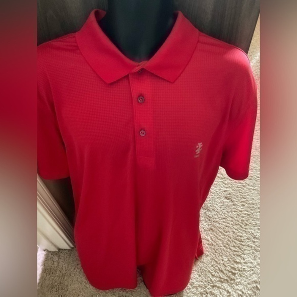 Men’s used red size XL Izod Golf polo shirt Pre own